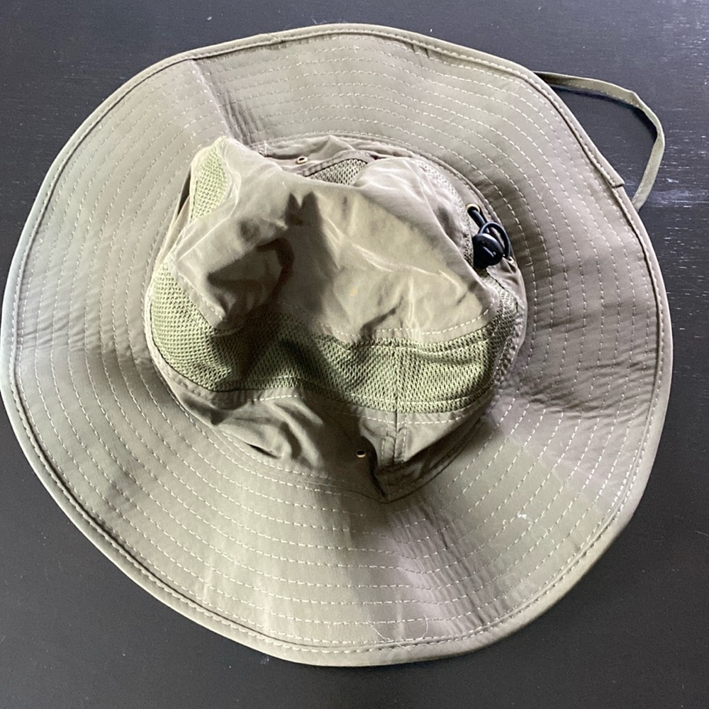 Outfly Hat Army Green Outback Floppy adjustable chinstrap